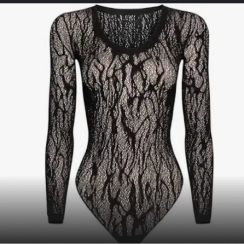 WOLFORD black snake lace string body worn once
